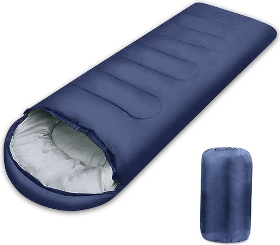 0,95 kg slaapzak voor kamperen, alle seizoenen, 10 °C - 20 °C, winterslaapzak (210 x 75 cm), lichtgewicht, waterdicht en warm voor volwassenen, backpacken, kamperen van Merkloos