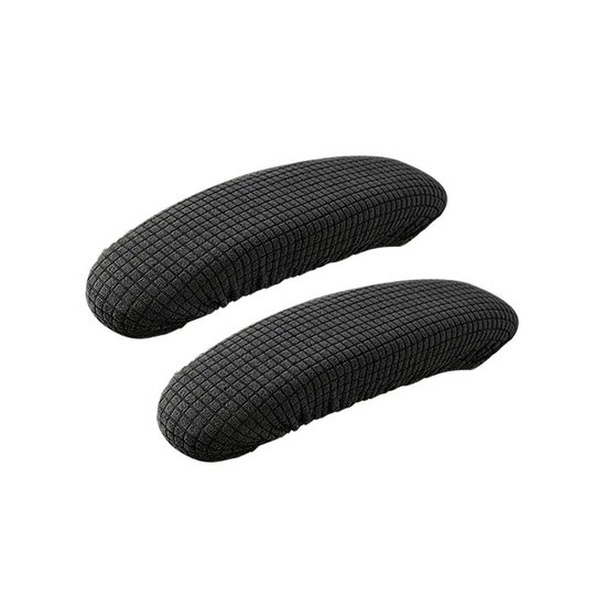 1 Paar Armleuningpads - Armleuningkussens voor stoelen - Armleuning Bescherming Geschikt Voor Bureaustoel - Stofdichte Armleuninghoezen - Ondersteuningskussens voor armleuningen - Geschikt voor bureaustoelen en gamestoelen - Zwart