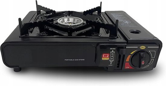 1-PITS GAS CAMPINGKOOKPLAAT VOOR PATRONEN, GROTE KOFFER van Campingaz