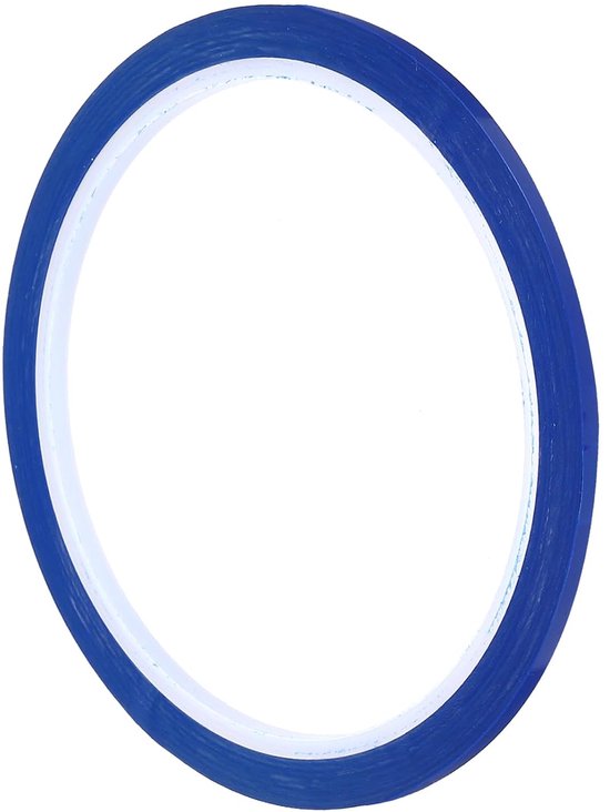 1 rol blauw 0,1 inch x 36 yards PET-folie elektrische band sierband hoge temperatuur hittebestendig band voor transformator motor draad 5S positionering logo 3 mm x 33 m