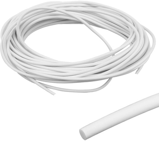10 Meter Silicone Foam Sealing Strip - Rond Afplakband voor Deuren, Ramen en Muren - Geluidsisolatie, Temperatuurbehoud en Vochtbescherming van Merkloos