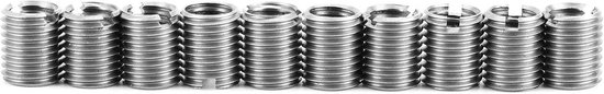 10 PCS Schroefdraad Inserts Vrouwelijke M8 X 1.25 Mannelijke M10 X 1.25 Type Schroef Reparatie Mouw Moer Repareren Insert Kit