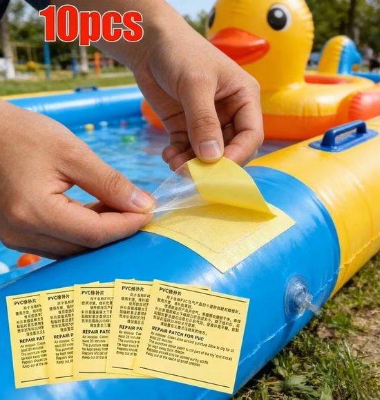10 Reparatie Patches, Opblaasbare Product Reparatie Patches, Waterdichte Patches voor Tenten en Zwembanden, Outdoor Ronde Transparante Waterdichte Patches voor Slaapzakken