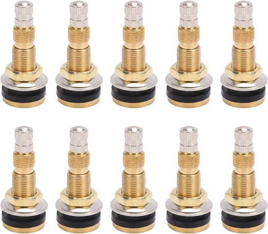 10 stuks 1 7/8 inch TR618A lucht- en waterdichte tubeless ventielen voor tractoren met 0.625 inch ventielgat