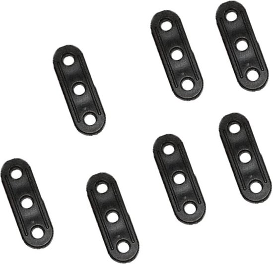 10 Stuks - Kunststof 3-Gats Tentlijn Spanners - Anti-Slip, Verstelbaar voor 2-5 mm Touwen - Ideaal voor Kamperen en Outdoor Sporten van ProPlus