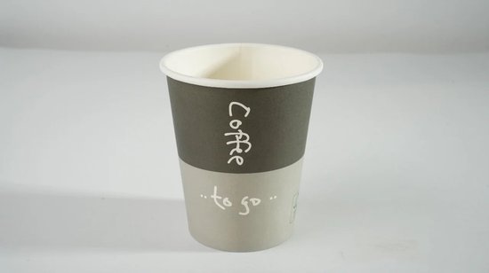 1000x Coffee to go Koffiebeker karton 240ml 8oz Koffiebekers - Theebekers - Drinkbekers - Wegwerp Papieren Bekers | Reizen - Picknicks - Kamperen Hoogwaardige Lekvrije Kartonnen Bekers