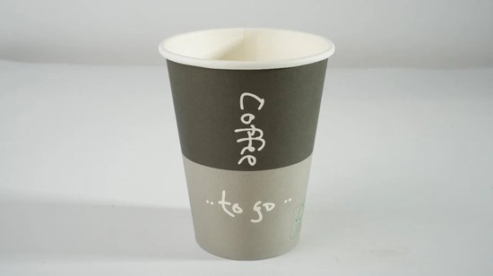 1000x Coffee to go Koffiebeker karton 350ml 12oz Koffiebekers - Theebekers - Drinkbekers - Wegwerp Papieren Bekers | Reizen - Picknicks - Kamperen Hoogwaardige Lekvrije Kartonnen Bekers