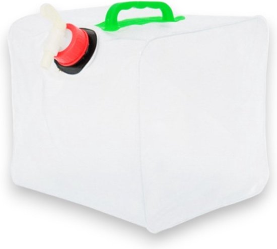 10L opvouwbare waterzak, draagbare watercontainer, waterkoker, grote capaciteit, geen lekkage, voor kamperen, koken, picknick van Merkloos