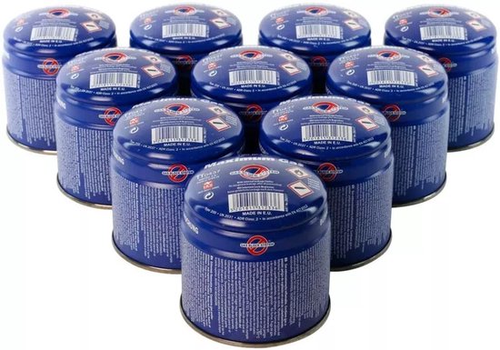 10x 360ML/190gram butane – propaan gasbus 6.7oz gaspatroon butaangas gasfles priktank camping gasvulling voor kooktoestel of bbq van WSAPPORS