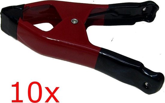 10x Marktklem zeilklem lijmklem klem clam 15,5 cm spanwijdte 6 cm goeie kwaliteit van Merkloos