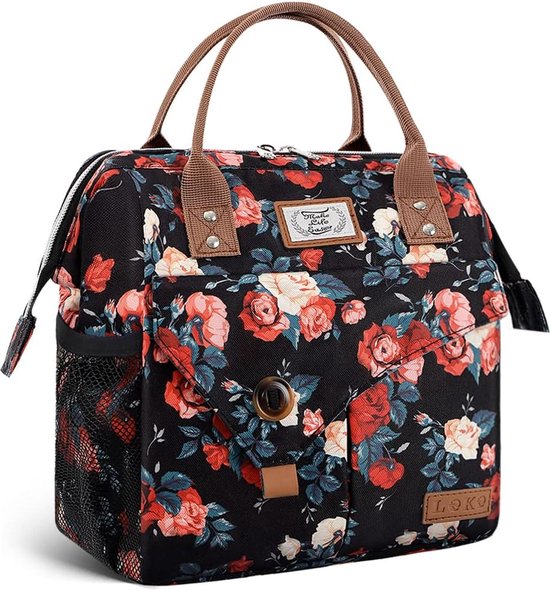 11L koeltas lunchtas, kleine koeltas voor werk, picknick, outdoor (vintage roze) van Lifewit