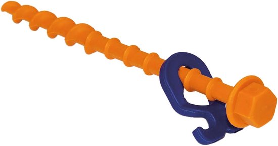 12 stuks grondschroeven - schroefharingen 20 cm - zachte en harde vloeren - camping en outdoor tentbevestiging van VOUNOT