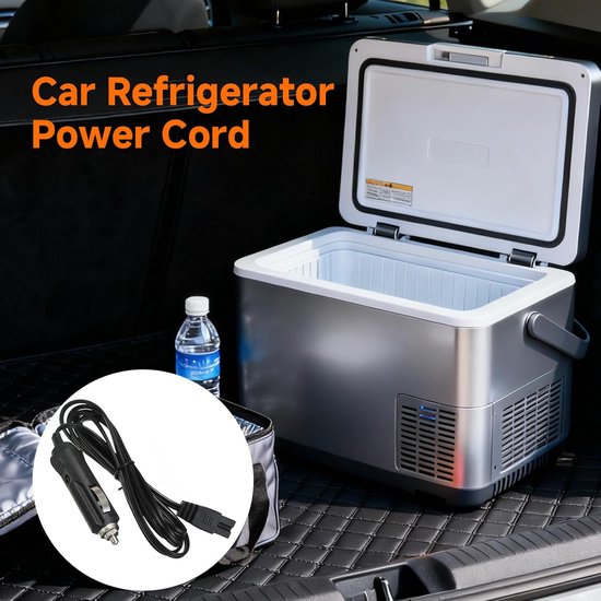 12 V 10 A Voedingskabel voor Auto Cooler Box - Camping Koelbox Kabel - Compatibel met Sigarettenaansteker - DC Adapter voor Mobicool - 2 m Lengte van Merkloos