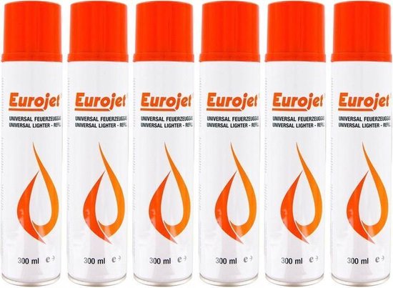 12 x Aansteker gas / Universal lighter - 300 ml - aanstekervulling van Apollon