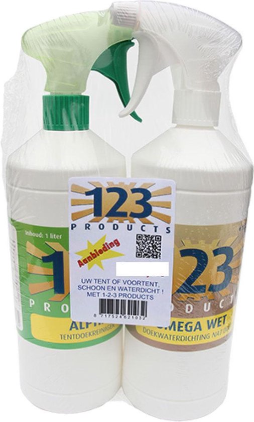 123 Pakket alpha wet 123 - Schoonmaakmiddelen - van Alpha Wet