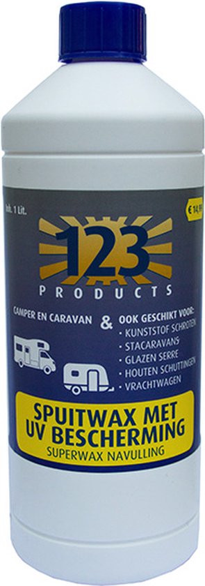 123 Superwax UV Navulling 1L - Schoonmaakmiddelen - Wit van HG