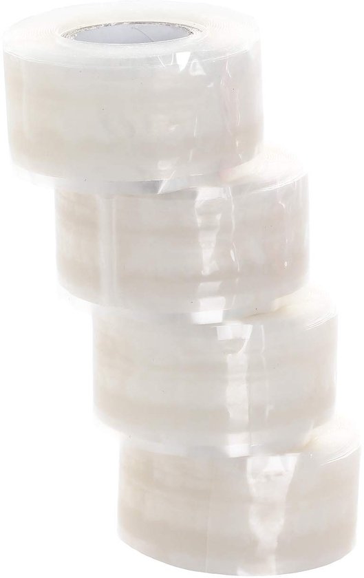 12m Zelf smeltende siliconentape, Multifunctioneel reparatietape, isolatietape, afdichtingstape, Zelf smeltende siliconen wikkelband, waterdicht, weerbestendig, 25mm breed, 4x3m, Transparant