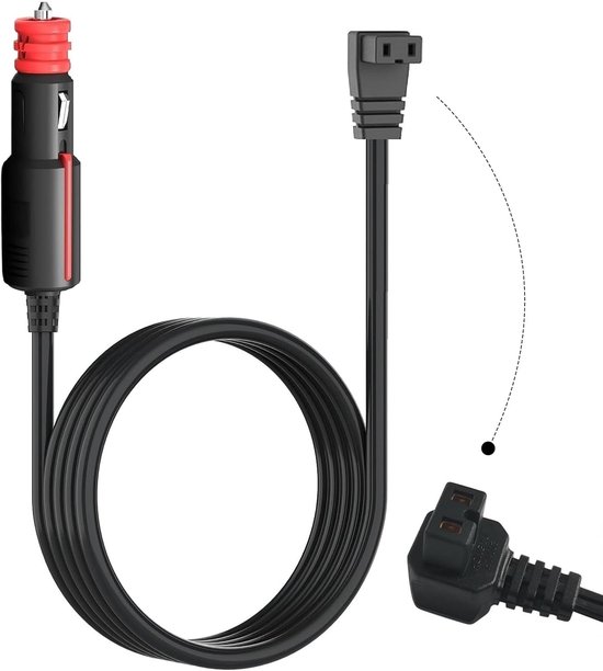 12V Auto Koelbox Verlengkabel - 3.5m Voedingskabel - 12V-24V Kabel voor Koeler - 120W Vervangingskabel voor Dometic, Alpicool, ARB