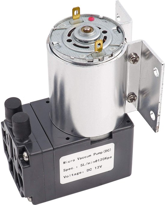 12V Vacuümpomp, DC 5L/min 120kpa Elektrische Vacuüm Zuig Luchtcompressor Mini Vacuümpomp