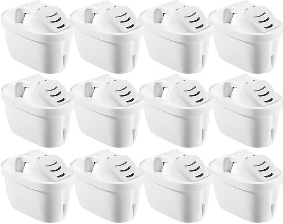 12x Mutital Waterfilters - Filter Patronen compatibel met Brita Maxtra - Geschikt voor Marella, Style, Aluna, Elemaris XL van Merkloos