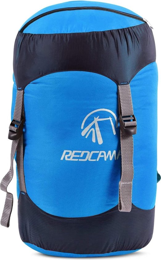 15/25/35L nylon compressiezak voor slaapzak, lichtgewicht, compact, compressiezak voor kamperen, buiten, wandelen, backpacken, reizen, zwart van Outdoor Essentials