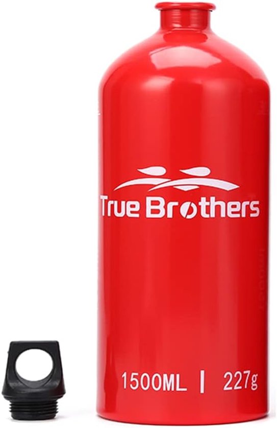 1.5L Aluminum Oil Fuel Bottle Alcohol Liquid Gas Oil Container for Camping, Hiking, Backpacking - ShopVlot
