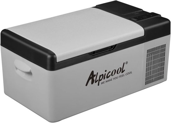 15L Frigoriferi per Car Mini Frigo Portatile Elettrico Congelatore 12/24V DC per Viaggio (Battery not included)