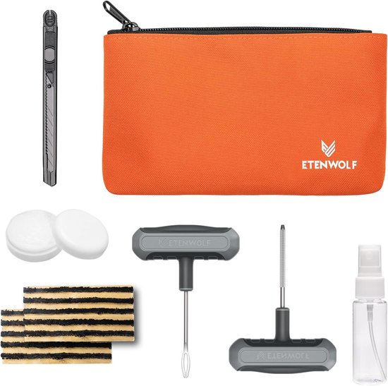 16-delige Bandenreparatieset - Universele Pluggen voor Auto Motorfiets en Fiets van Merkloos