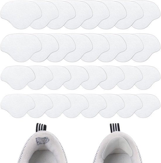 16 Paar Zelfklevende Hielpatches & Reparatiesets voor Gaten in Schoenen en Sneakers - 2 Maten van Merkloos