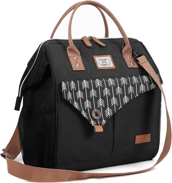 16L koeltas, lunchtas met schouderriem, kleine koeltas voor werk, picknick, outdoor (zwart) van Gerasystem