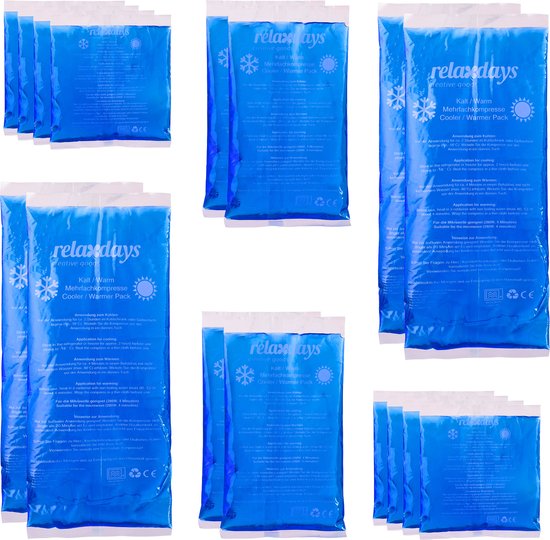 16x hot cold pack - koud warm kompres - gel pack - cold pack - hot pack