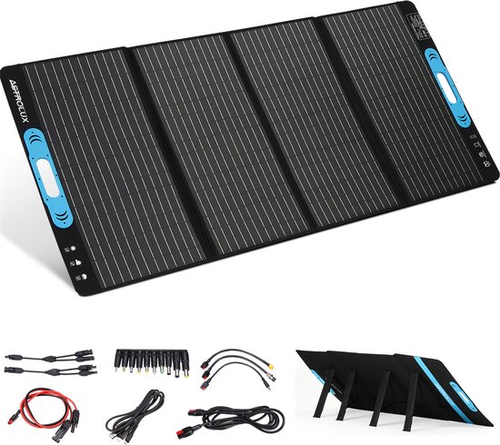 18V 200W opvouwbaar zonnepaneel zonne-lader zonnepaneel met USB voor Power Station van Allpowers®