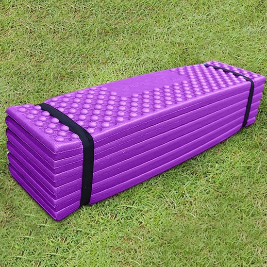190 cm slaapmat, draagbare opvouwbare zitmatten schuim zitmatten gesloten celschuim camping slaapmat voor wandelen backpacken matras waterdicht warm houden schuim zachte mat voor outdoor camping tuin