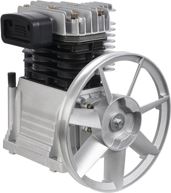 2-Cilinder Luchtcompressor Pompkop 3PK 250 L/min Zuigercompressor van Merkloos
