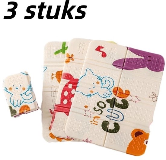 2-delig - Opvouwbaar klein kussen - Draagbare vocht- en vuilafstotende kampeermat - Mini XPE-schuimmat Picknickmat Buitenrecreatie - Willekeurige kleuren