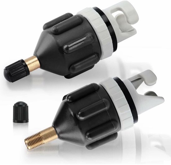 2-delige kajakadapterset, SUP-adapterventiel, opblaaspompconverter voor kano's, stand-up paddleboards van Sopipy