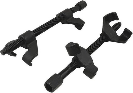 2-Delige Veerspanner Set - Spiraal Veer Veerklem - Auto Springveer Compressor van Merkloos