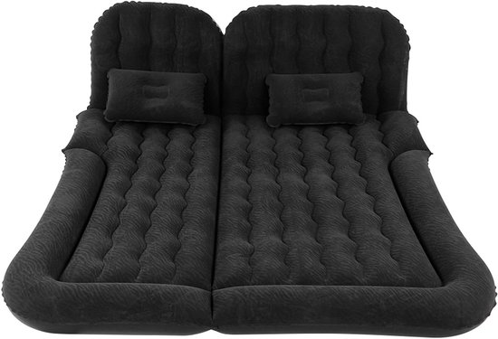 2-in-1 Multifunctioneel Opblaasbaar Auto & Reismatras (174x126 cm) voor Kamperen en SUV
