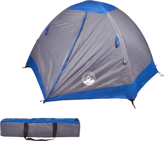 2-persoons backpacktent met waterdichte vloer, regenvlieg, getapete naden en draagtas - lichtgewicht tent voor backcountry camping van Wakeman Outdoors van Wakeman Outdoors