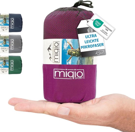2 persoons slaapzak - Roze violet - XL - Microvezel Lakenzak en Reislaken met Rits Rechts - Lichtgewicht en Duurzaam