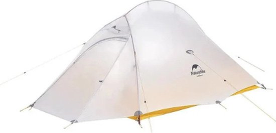2-Persoons tent - Lichtgewicht tent - Incl. grondzeil - 20D 4000MM - Outdoor - Waterdicht - Rugzak Tent - 10d Siliconen Kampeertent - Dubbele Lagen - Draagbare Outdoor Wandeltent - Met Gratis Mat van Gonex