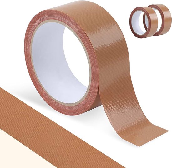 2 rollen pvc-plakband, premium Amerikaans plakband, waterdichte isolatietape voor zware toepassingen, ducttape voor binnen en buiten (W: 4 cm / L: 100 cm)