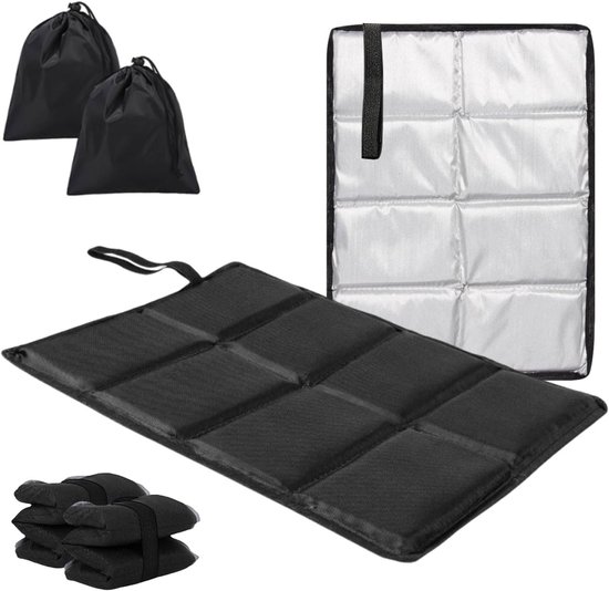 2 stuks campingmat, inklapbaar thermo-zitkussen, waterdicht outdoorkussen, opvouwbare matrasoplegger, draagbare kussens voor kinderen voor kamperen in de open lucht en trekking