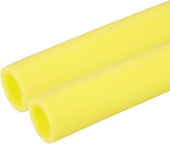2 Stuks Isolatie Schuim Buizen voor Zwembadhandvatten, 50mm ID x 3.3FT, Geel, Warmtebehoud en Bescherming