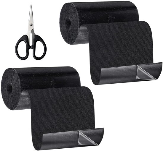 2 stuks zelfklevende patches, 10 x 200 cm, kunstleer, zelfklevend, voor autostoel, donsjas-reparatieset, tent-patches, plakpleisters en gatenpatches, stof plakband