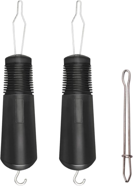 2 x broekriem, penopener, knopopener en ritsopener, senioren, hulpmiddel voor artrose Parkinson, hulpmiddel, hulpmiddel voor gehandicapten