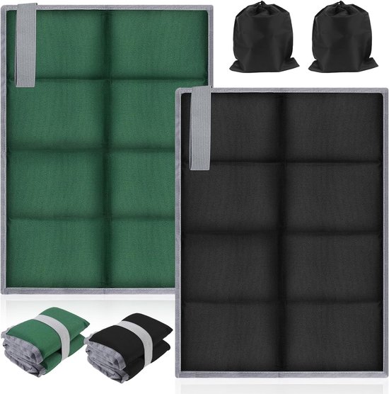 2 zitkussens, opvouwbaar, waterdicht, voor outdoor, speelplaats, tuin, stadion, camping (39 cm x 29,5 cm)