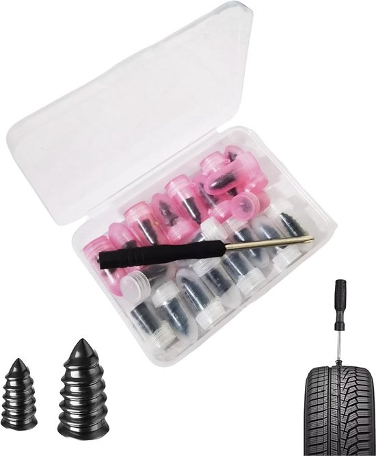 20-delige Tubeless Bandenreparatieset voor Auto en Motor van Merkloos