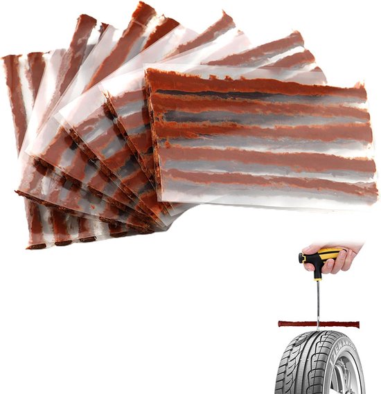 20-delige Tubeless Bandenreparatieset voor Auto en Motorfiets van Merkloos