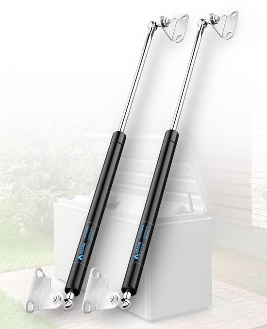 20 inch gasveer 4.5 kg 45N met L-beugels geschikt voor kastdeur en opbergbox